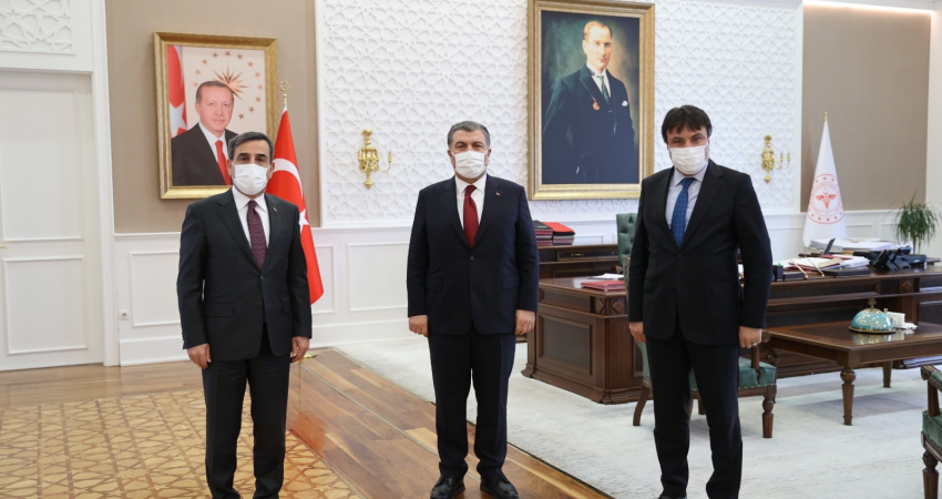 Genel Başkanımız Önder Kahveci Sağlık Bakanı Dr. Fahrettin Koca İle Görüştü
