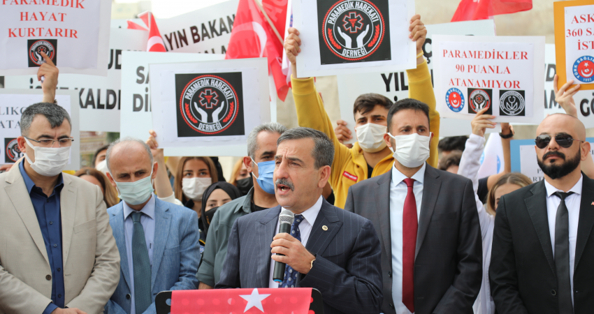 ATAMASI YAPILMAYAN SAĞLIK ÇALIŞANLARINA DESTEK VERDİK