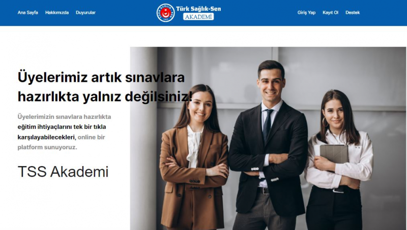 Türk Sağlık-Sen Akademi Yayına Başladı