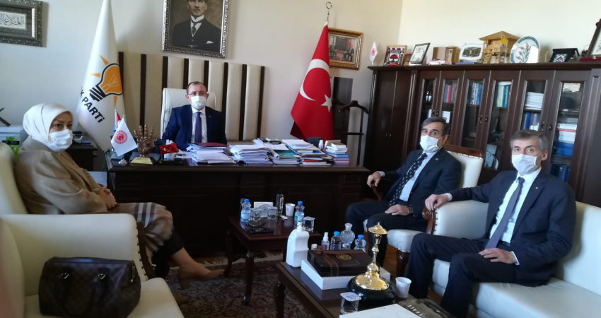 Sözleşmelilere Kadro Talebimizi AK Parti Grup Başkan Vekili Sn. Mehmet Muş'a İlettik