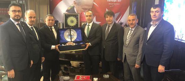 Genel Başkan Yardımcılarımızdan MHP Ankara İl Başkanlığı’na Ziyaret