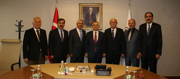 Maliye Bakanı Naci Ağbal'ı Ziyaret Ettik