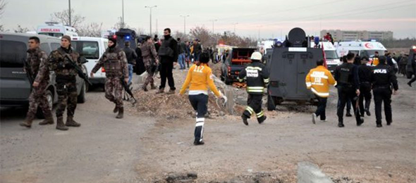 Diyarbakır'da 4 Polisimiz Şehit Oldu