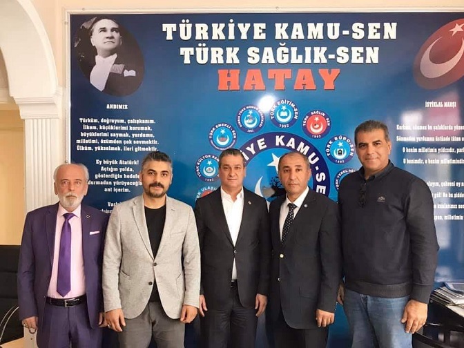 MHP BELEN BELEDİYE BAŞKANI ÜLKÜ OCAKLARI BAŞKANINDA ZİYARET