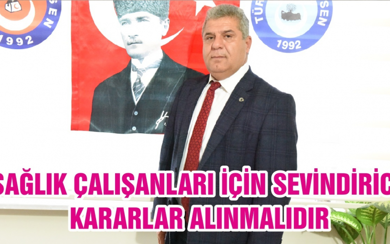 Balıkesir Türk Sağlık Sen Şube Başkanı Musa Bilal yazılı bir açıklamada bulundu.