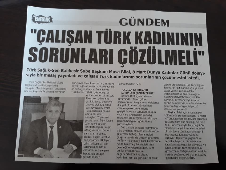 8 Mart Dünya Kadınlar Günü Kutlu Olsun