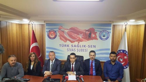 Sivas Türk Sağlık Sen'de  Bayrak Değişimi Basın Açıklamamızı Gerçekleştirdik 