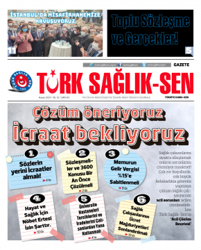 Gazete Türk Sağlık-Sen 93. Sayı
