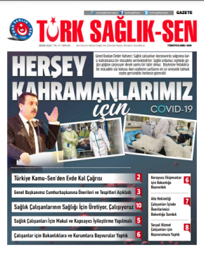 Gazete Türk Sağlık-Sen 84. Sayı