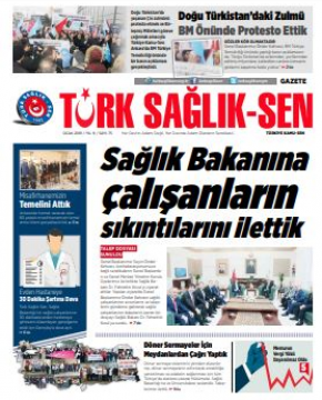 Gazete Türk Sağlık-Sen 75. Sayı