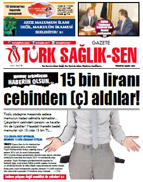 Gazete Türk Sağlık Sen - 38. Sayı